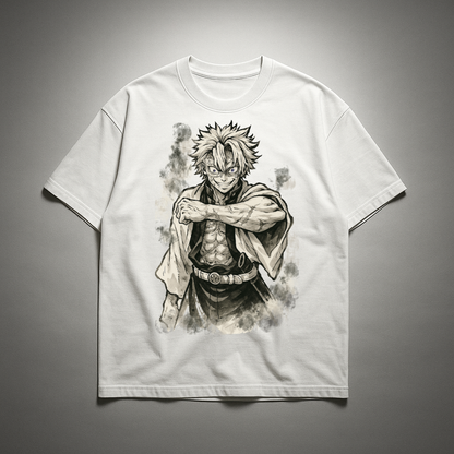 Sanemi Vintage V1 Oversized T-shirt | Demon Slayer