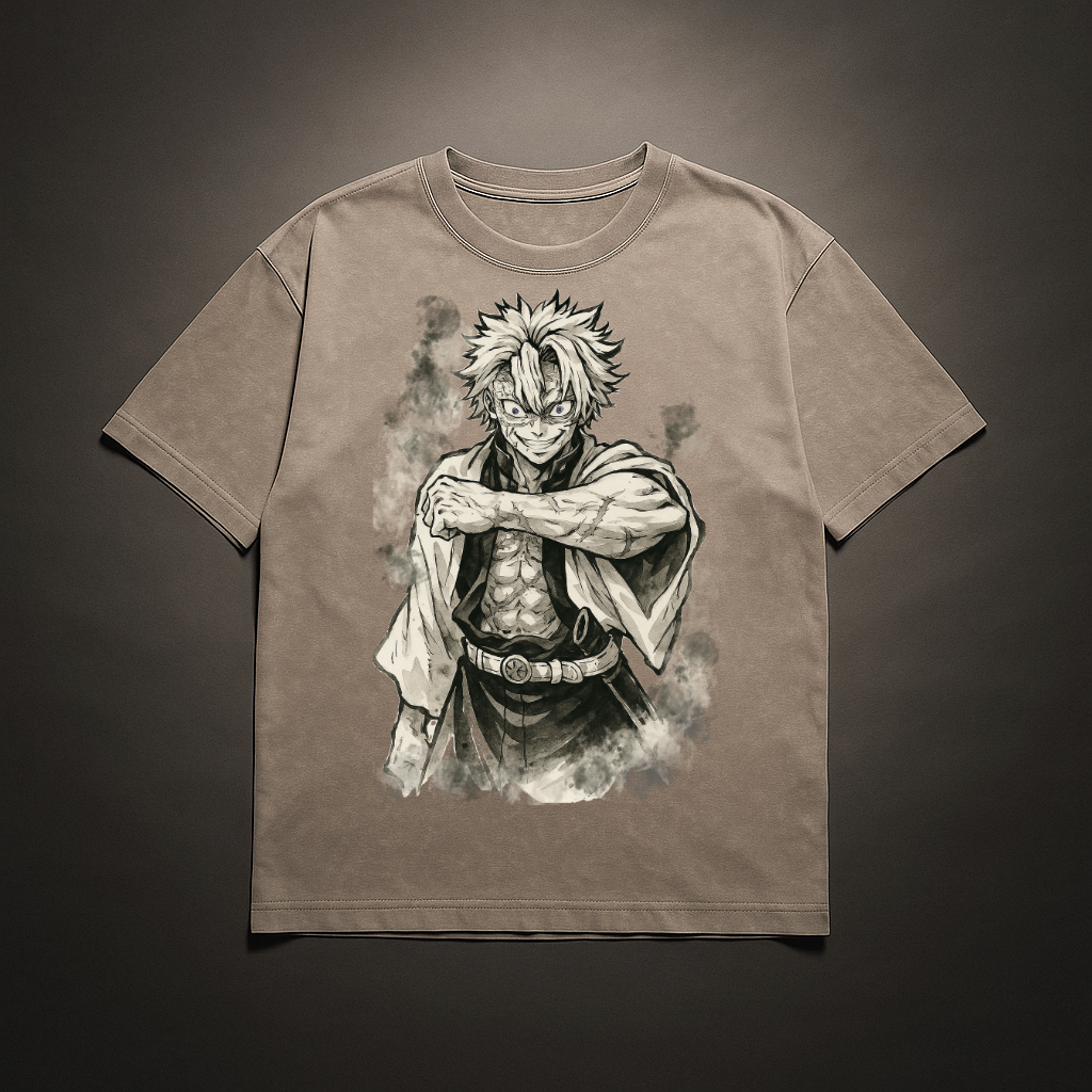Sanemi Vintage V1 Washed Tee | Demon Slayer