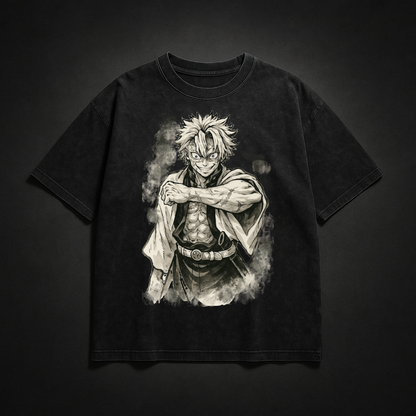 Sanemi Vintage V1 Washed Tee | Demon Slayer