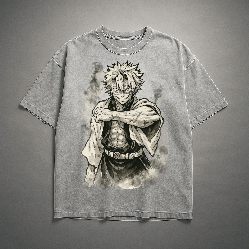 Sanemi Vintage V1 Washed Tee | Demon Slayer