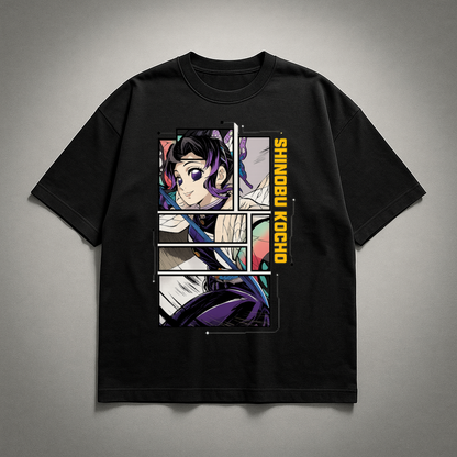 Shinobu Digital Frame Oversized T-shirt | Demon Slayer