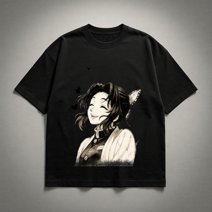 Shinobu Vintage V1 Oversized T-shirt | Demon Slayer