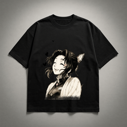 Shinobu Vintage V1 Oversized T-shirt | Demon Slayer