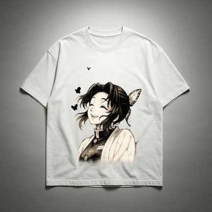 Shinobu Vintage V1 Oversized T-shirt | Demon Slayer