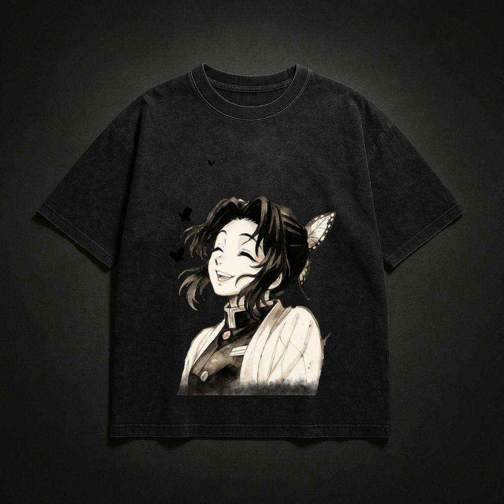 Shinobu Vintage V1 Washed Tee | Demon Slayer
