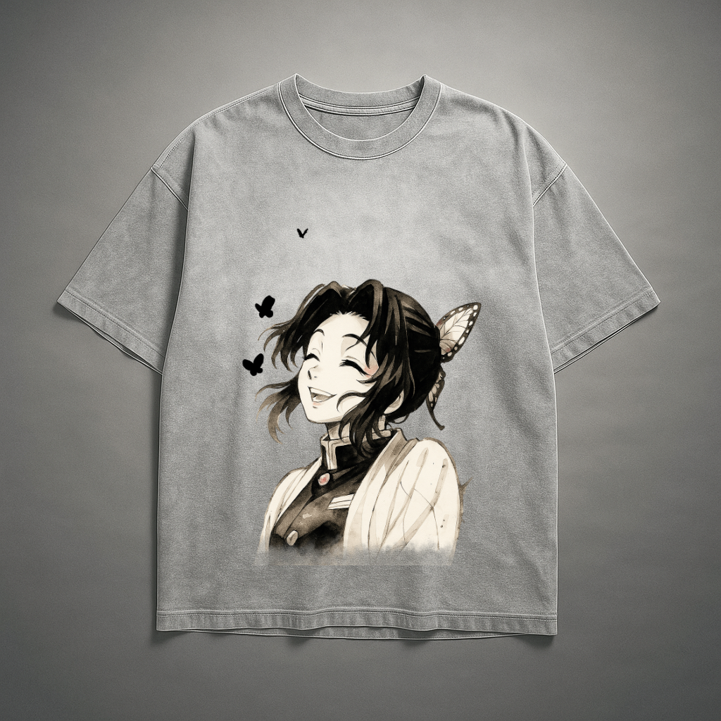Shinobu Vintage V1 Washed Tee | Demon Slayer