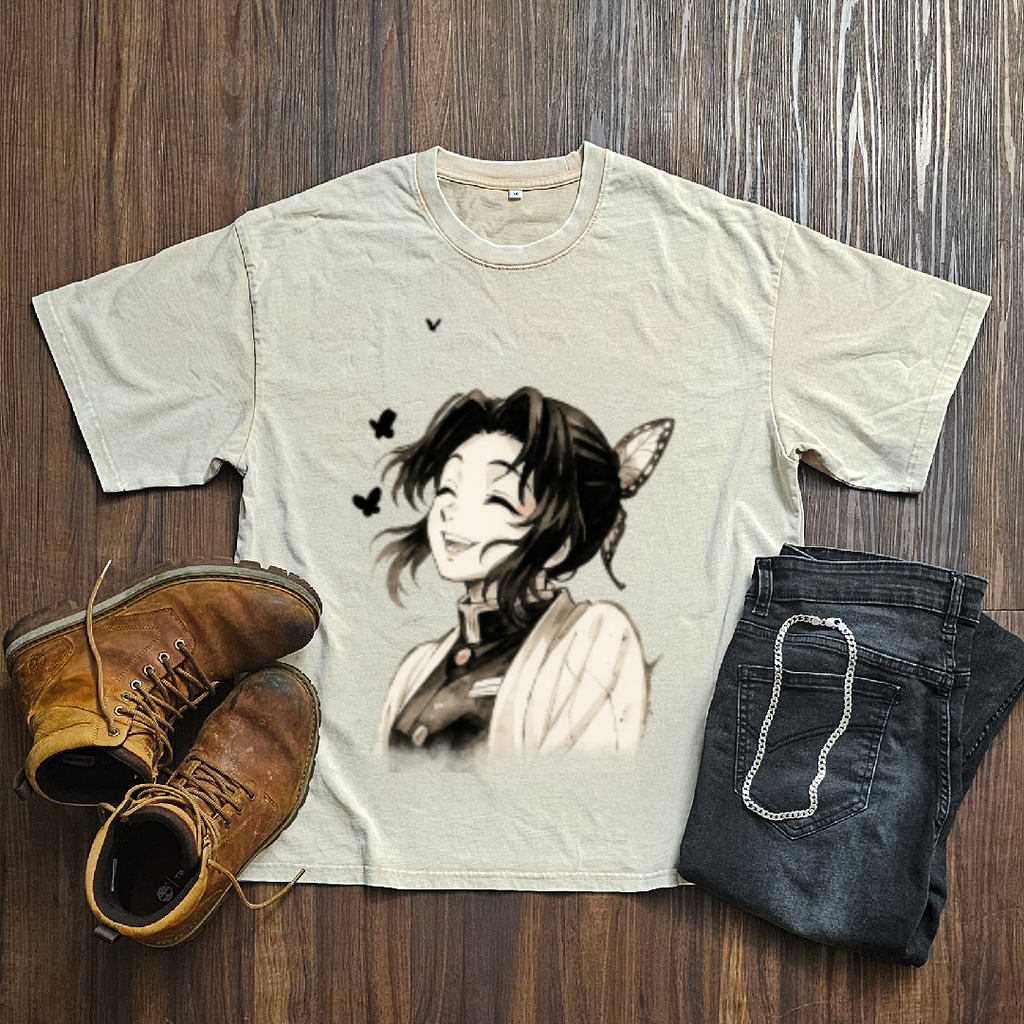 Shinobu Vintage V1 Washed Tee | Demon Slayer