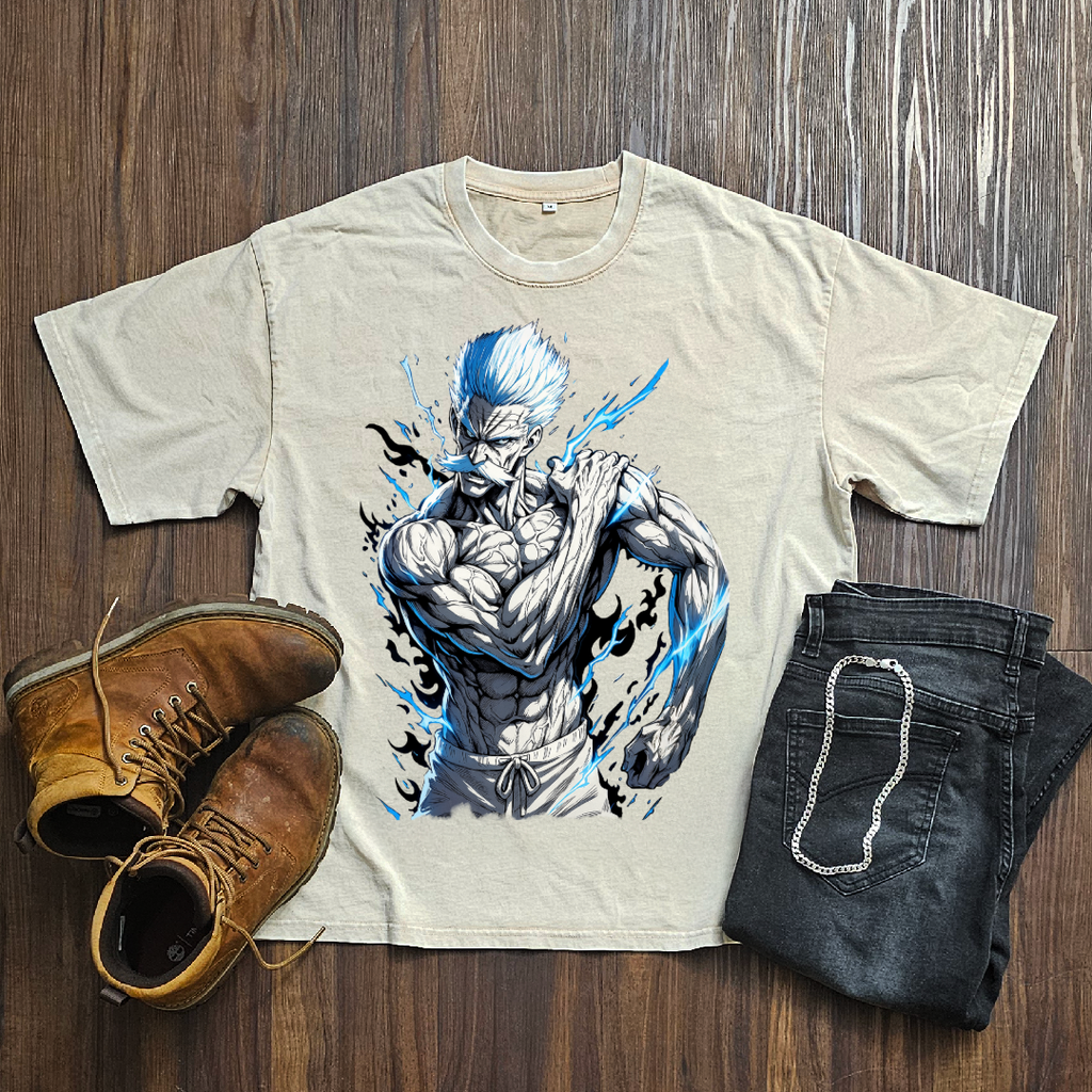 Silver Fang Washed Tee | One Punch Man