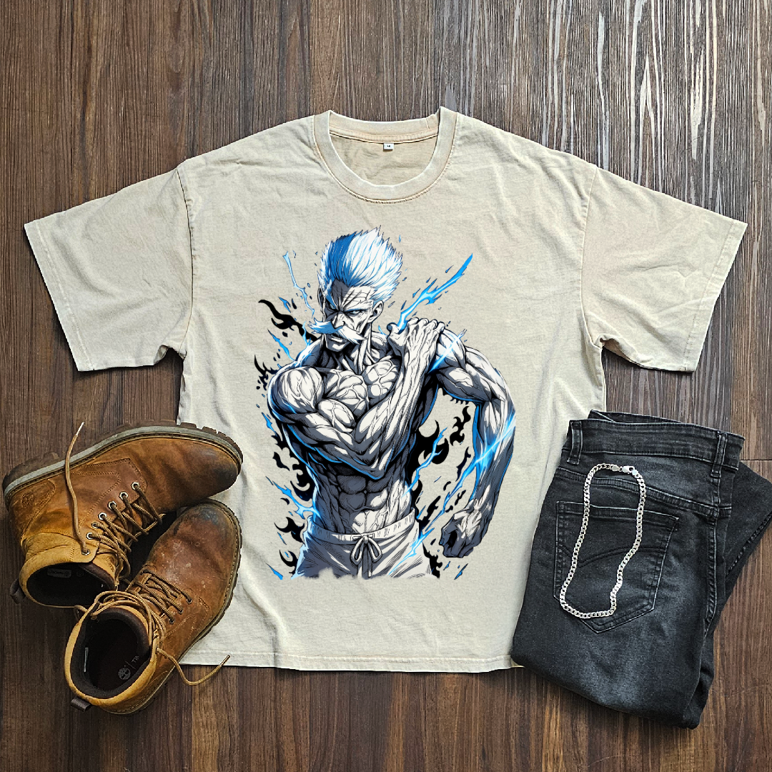 Silver Fang Washed Tee | One Punch Man
