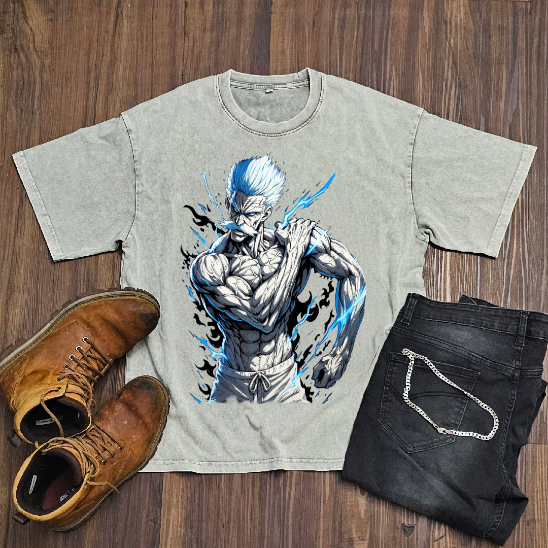 Silver Fang Washed Tee | One Punch Man
