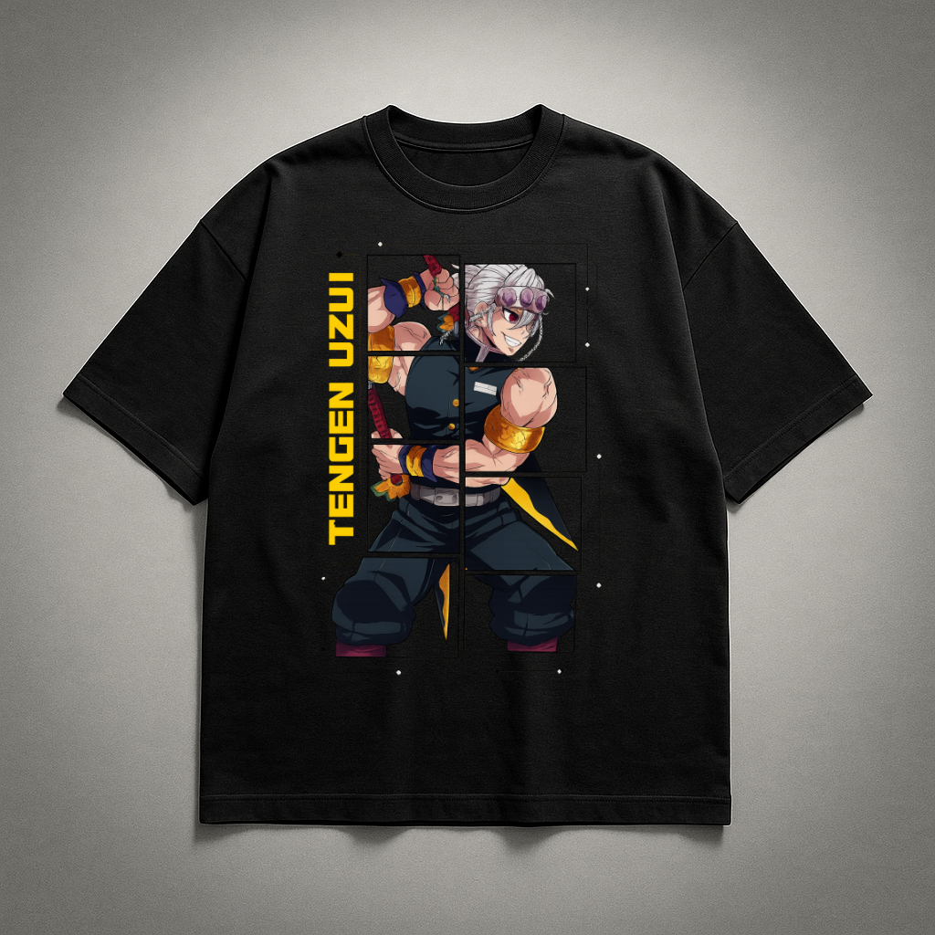 Uzui Digital Frame Oversized T-shirt | Demon Slayer