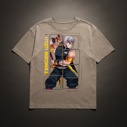 Uzui Digital Frame Washed Tee | Demon Slayer