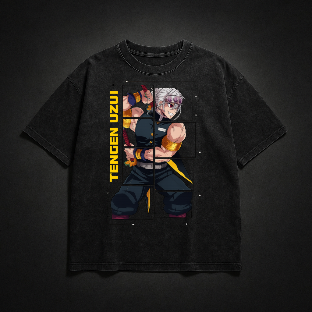 Uzui Digital Frame Washed Tee | Demon Slayer