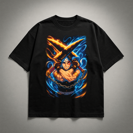 Uzui Sound Breathing V1 Oversized T-shirt | Demon Slayer