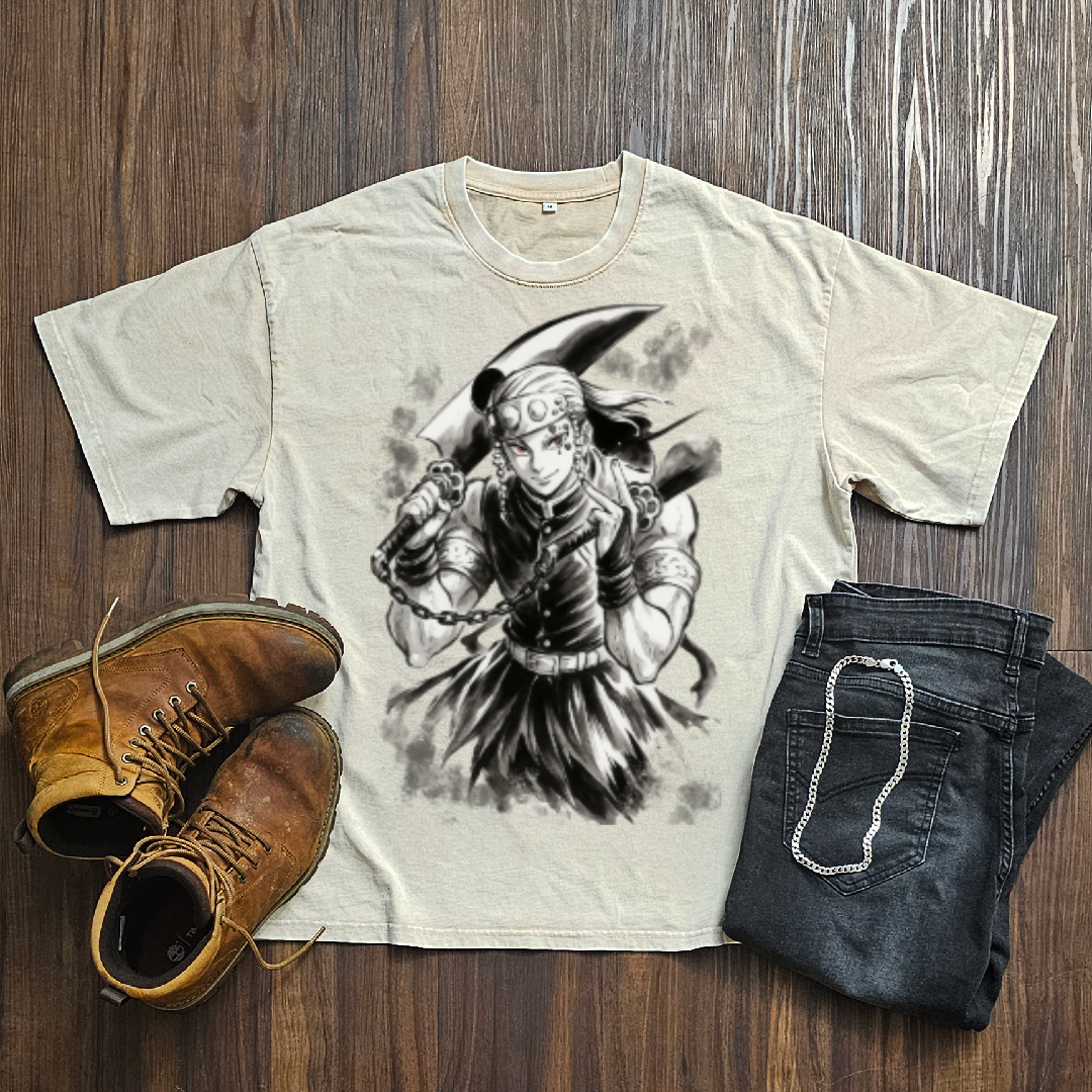 Uzui Vintage V1 Washed Tee | Demon Slayer