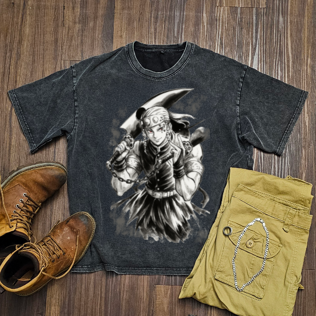 Uzui Vintage V1 Washed Tee | Demon Slayer