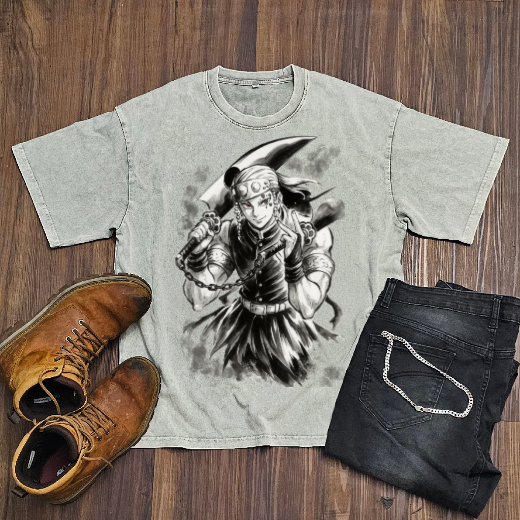 Uzui Vintage V1 Washed Tee | Demon Slayer
