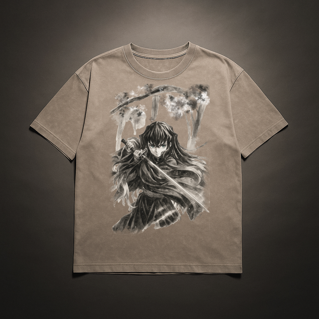 Uzui Vintage V2 Washed Tee | Demon Slayer