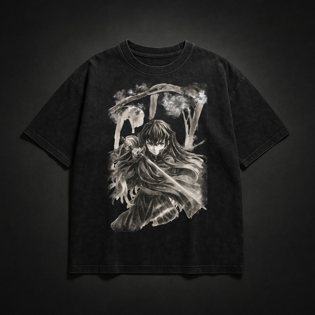Uzui Vintage V2 Washed Tee | Demon Slayer