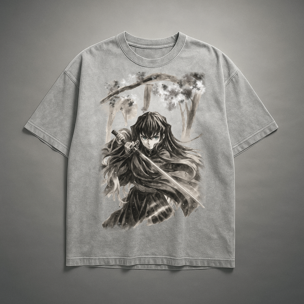Uzui Vintage V2 Washed Tee | Demon Slayer