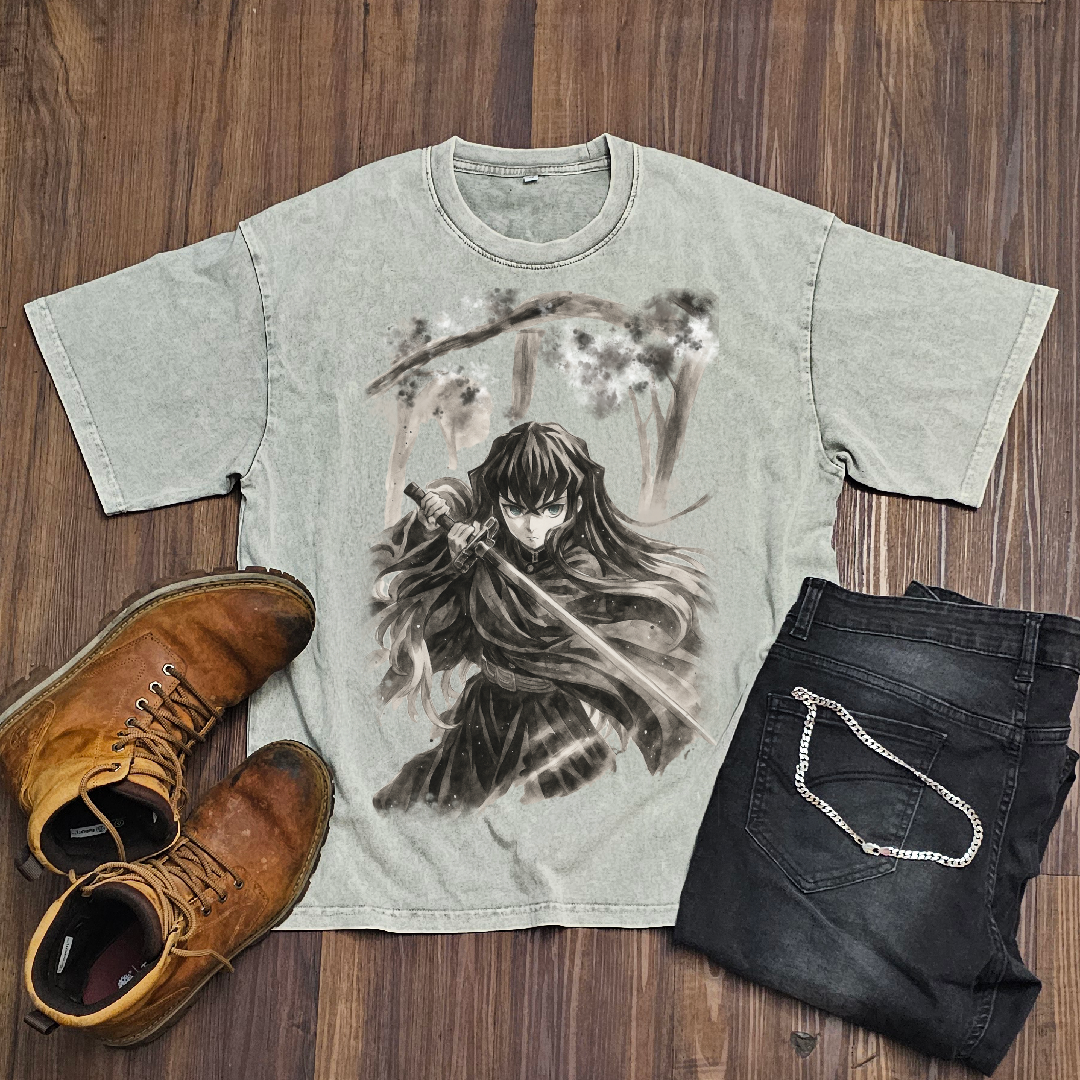 Uzui Vintage V2 Washed Tee | Demon Slayer