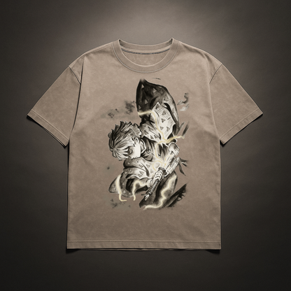 Zenitsu Vintage V1 Washed Tee | Demon Slayer