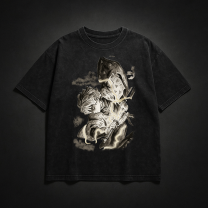 Zenitsu Vintage V1 Washed Tee | Demon Slayer