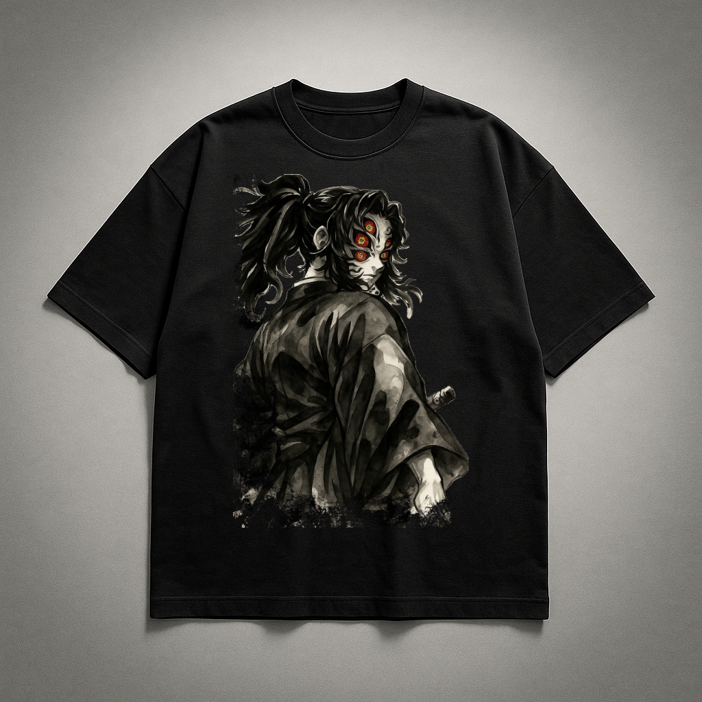 kokushibo Vintage V1 Oversized T-shirt | Demon Slayer