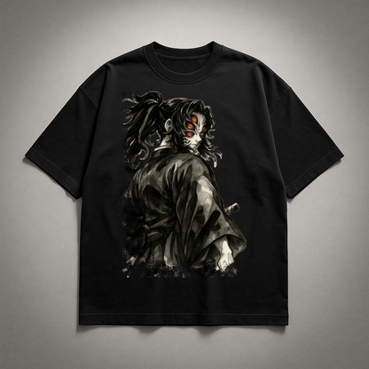 kokushibo Vintage V1 Oversized T-shirt | Demon Slayer