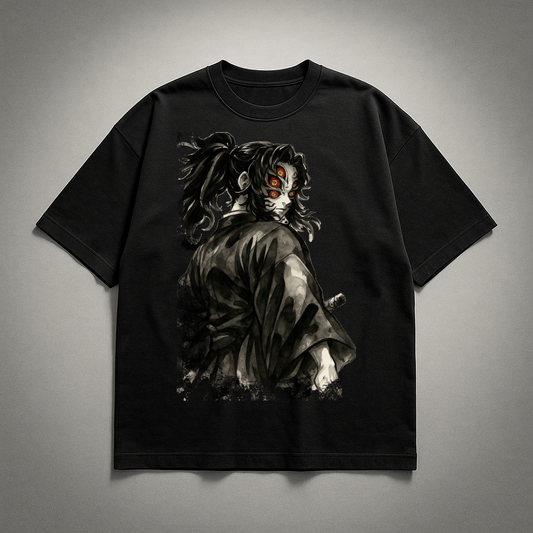 kokushibo Vintage V1 Oversized T-shirt | Demon Slayer