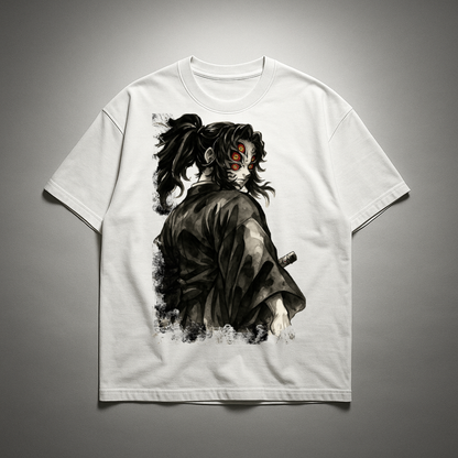 kokushibo Vintage V1 Oversized T-shirt | Demon Slayer