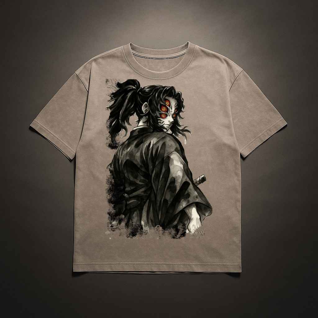 kokushibo Vintage V1 Washed Tee | Demon Slayer