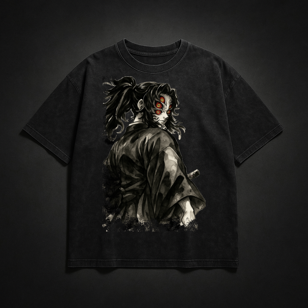 kokushibo Vintage V1 Washed Tee | Demon Slayer