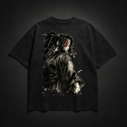 kokushibo Vintage V1 Washed Tee | Demon Slayer