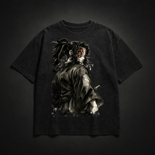 kokushibo Vintage V1 Washed Tee | Demon Slayer