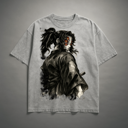 kokushibo Vintage V1 Washed Tee | Demon Slayer